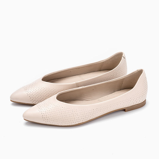 Pointed Toe Ballerina - ROSE_CA_25093_BG