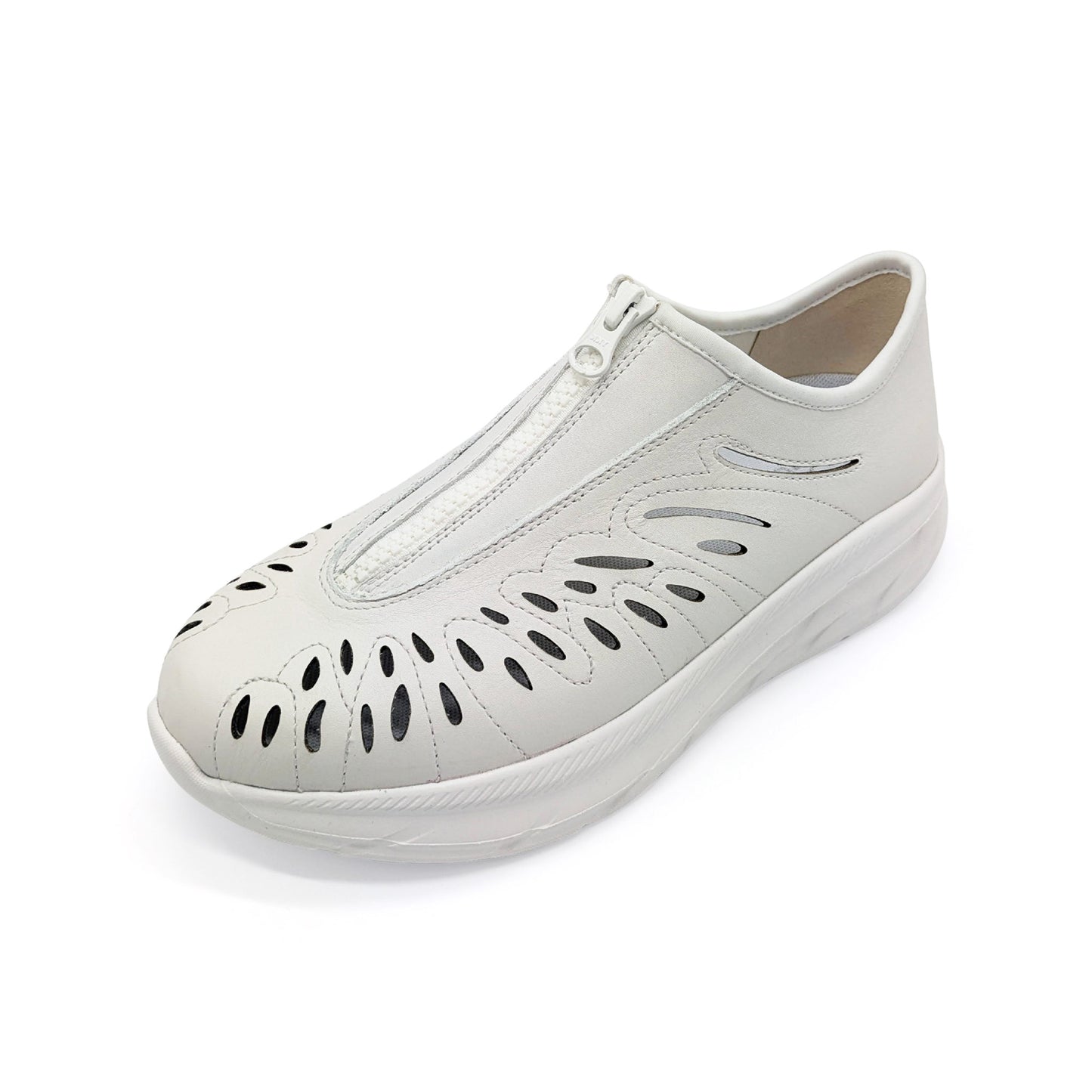 Lazer-cut Sneaker - YH25012_SN_26009_WH
