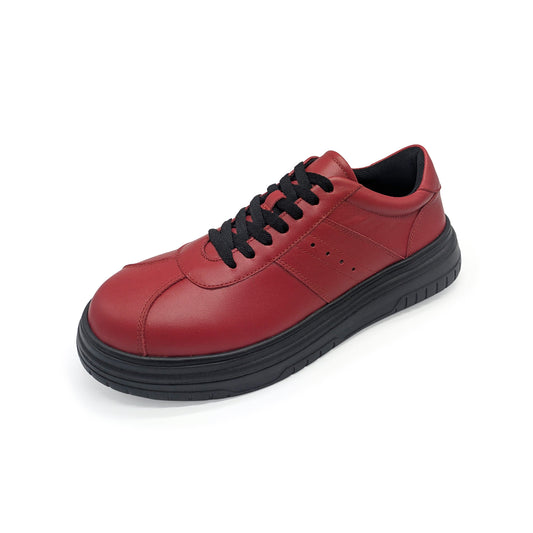 Leather Sneaker - YH25012_SN_26025_RD