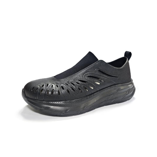 Lazer-cut Sneaker - SK02_SN_26008_BK