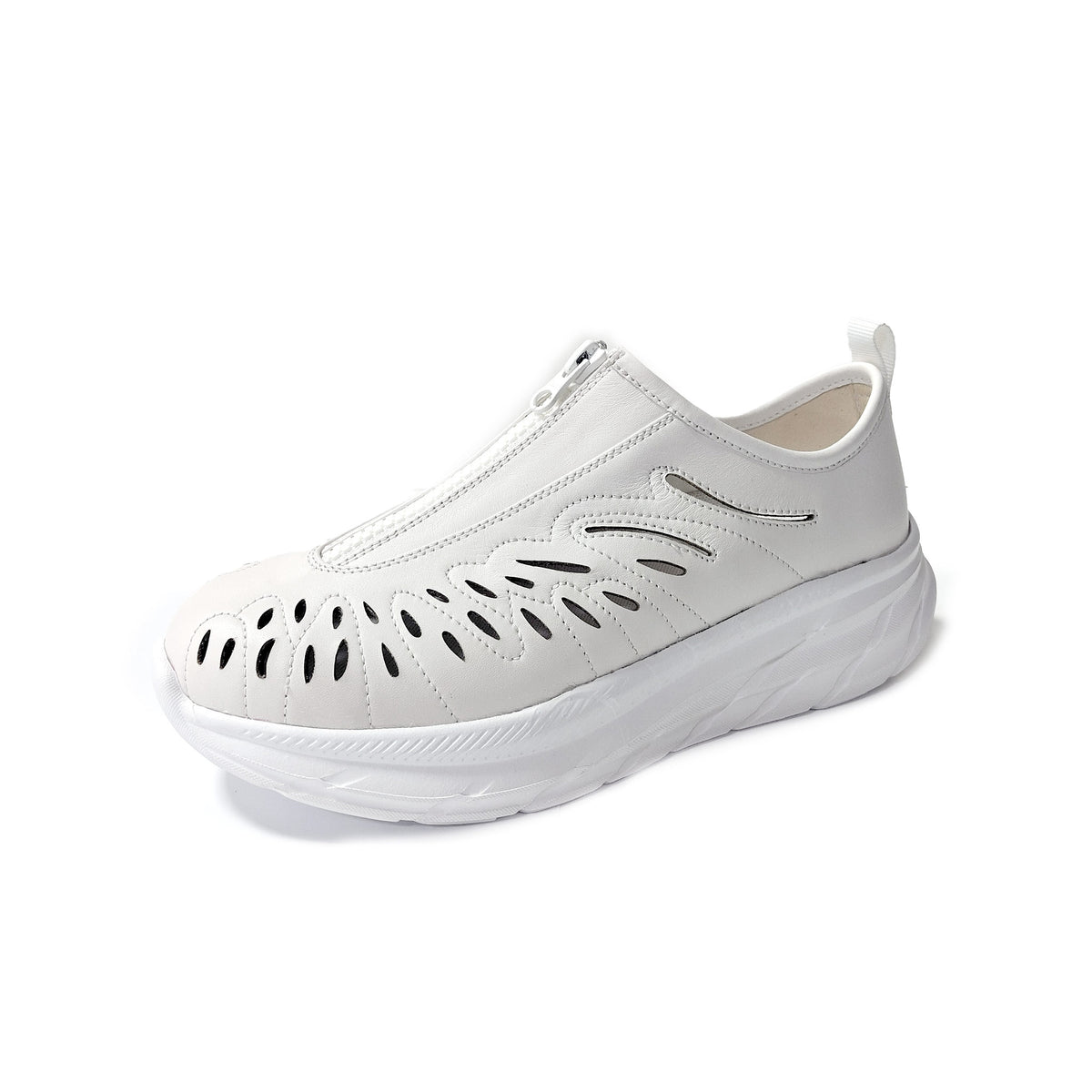 Lazer-cut Sneaker - SK02_SN_26009_WH
