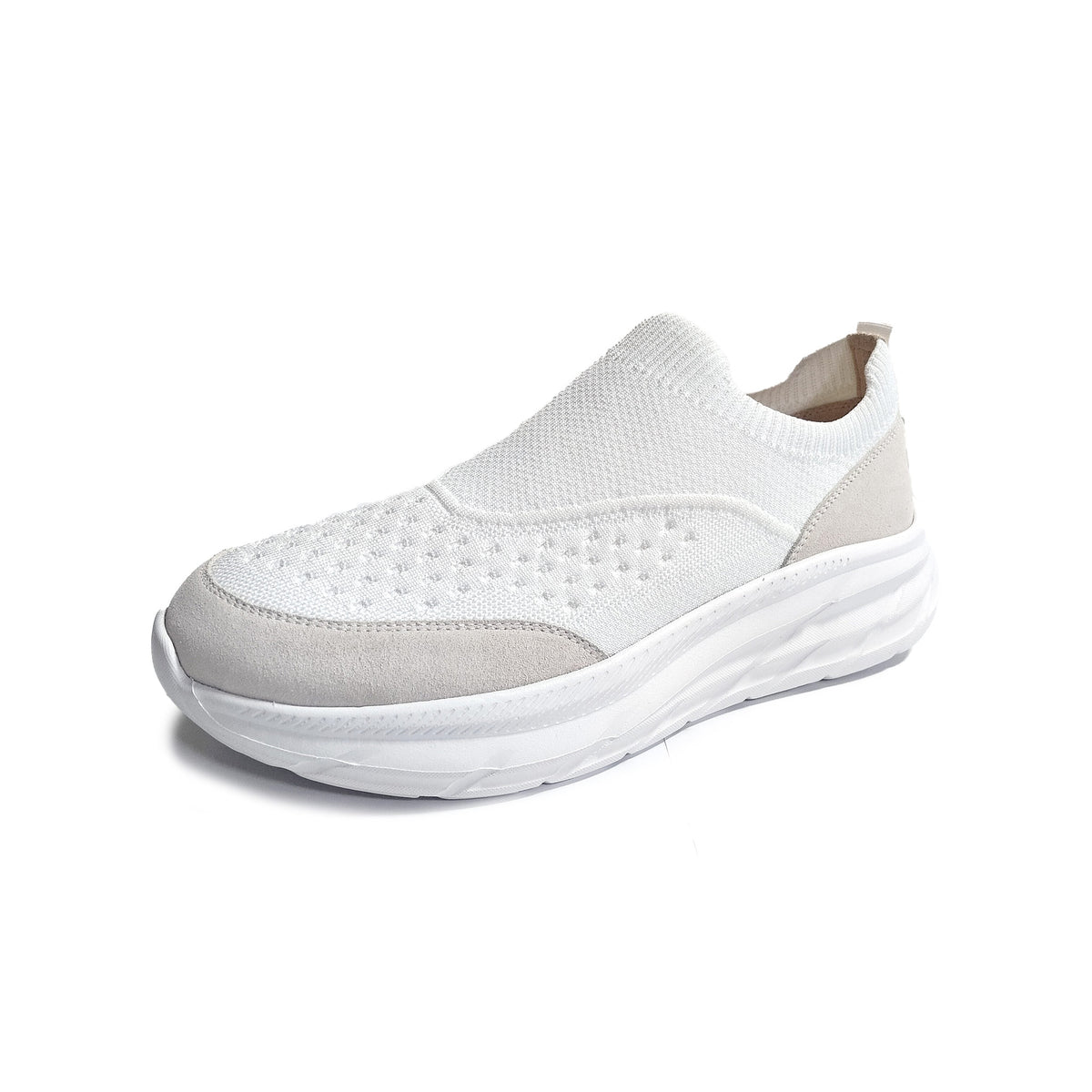 Knit Slip-on Sneaker - SK02_SN_26042_WH